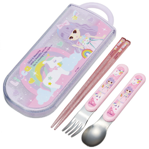 スケーター 抗菌食洗対応トリオセット リカちゃん23 TACC2AGﾘｶﾁﾔﾝ23-イメージ1