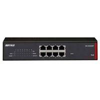 BUFFALO レイヤー2 Giga PoE スマートスイッチ 8ポート BS-GS2008P