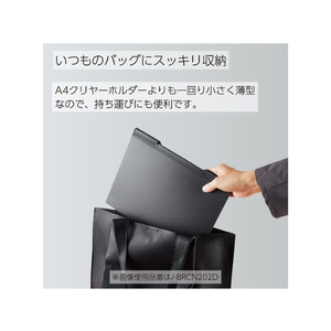 コクヨ クリップノート BIZRACK A4 ブラウンブラック FCC5286-ﾉ-BRCN202D-イメージ6