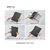 コクヨ クリップノート BIZRACK A4 ブラウンブラック FCC5286-ﾉ-BRCN202D-イメージ7