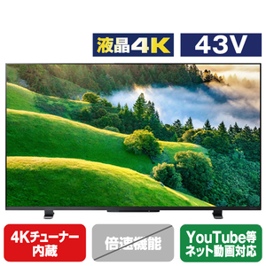 TOSHIBA/REGZA 43V型4Kチューナー内蔵4K対応液晶テレビ レグザ M550Lシリーズ 43M550L-イメージ1