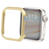 GAACAL Apple Watch Series 4-6/SE1-2 [40mm]用メタリックフレーム ゴールド W00114G2