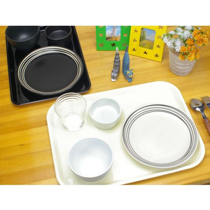 橋本達之助工芸 ピノ ノンスリップトレー39cm角ブラウン 1枚入 FCN5880-イメージ7