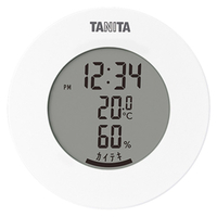 タニタ デジタル温湿度計 ホワイト TT585WH