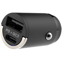 カシムラ DC-PD20W USB 2ポート QC3 自動判定コンパクト FCS2023-DC037