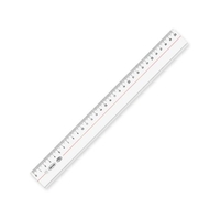 共栄プラスチック メタクリル直線定規 30cmA-3030 FC981WK-4607017