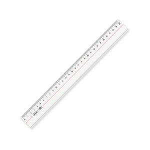 共栄プラスチック メタクリル直線定規 30cmA-3030 FC981WK-4607017-イメージ1