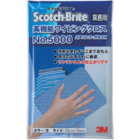 ３Ｍ 高機能ワイピングクロス ＮＯ．５０００ 青 ３２０Ｘ３６０ｍｍ 3M スコッチ・ブライト［［TM上］］“高機能ワイピングクロスNo.5000” WC5000 BLU 32