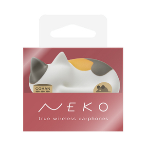 ラディウス 猫のかたちの完全ワイヤレスイヤフォン NEKO true wireless earphones ミケ HP-C28BTM-イメージ3