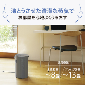 象印 スチーム式加湿器 グレー EE-DG50-HA-イメージ2