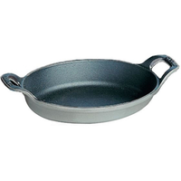 STAUB ストウブ オーバルスタッカブルディッシュ 15cm グレー 40509-545 FC215LT-6652400