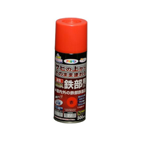 アサヒペン 油性高耐久鉄部用スプレー 300ml 赤 FC986NR