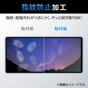 エレコム Google Pixel 7a用フィルム 指紋防止 高透明 PM-P231FLFG-イメージ2