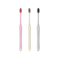 日本クリンテック エコデント歯ブラシスパイラルツイン毛コンパクトヘッド薄型ふつう3本 FCG059Y-M-4907