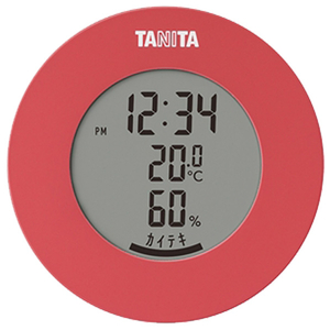 タニタ デジタル温湿度計 ピンク TT-585-PK タニタ デジタル温湿度計 ピンク TT-585-PK
