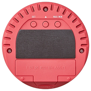 タニタ デジタル温湿度計 ピンク TT-585-PK-イメージ2
