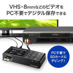 I・Oデータ スタンドアロン HDMI/アナログキャプチャー GV-HDREC/AD-イメージ5