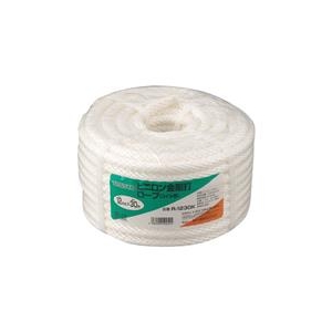 トラスコ中山 TRUSCO　ビニロンロープ　金剛打　線径12mmX長さ30m R-1230K-イメージ1