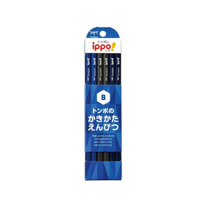 トンボ鉛筆 ippo!かきかたえんぴつ B ネイビー系 12本 FCE453U-KB-KPA01-B-イメージ1