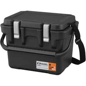 アイリスオーヤマ 真空断熱クーラーボックス 15L チャコールグレー FCJ081F-VITC-15-イメージ1