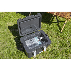 アイリスオーヤマ 真空断熱クーラーボックス 15L チャコールグレー FCJ081F-VITC-15-イメージ7