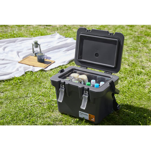 アイリスオーヤマ 真空断熱クーラーボックス 15L チャコールグレー FCJ081F-VITC-15-イメージ8