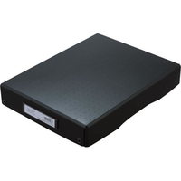 リヒトラブ AQUA DROPs BLACK STYLE デスクトレー A4 FC43837-A5090