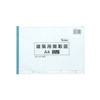 SAKAEテクニカルペーパー 建築用間取図 25枚入 F852200