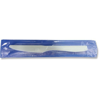 ホウケン産業 ナイフ160 アイボリー 単袋 100本 FCU7737-4514156