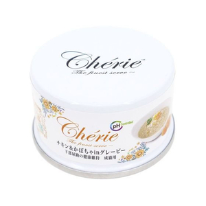 ペットプロジャパン HappyDays Cherie チキン&かぼちゃinグレービー 下部尿路の健康維持 成猫用 80g FCE823T-イメージ1