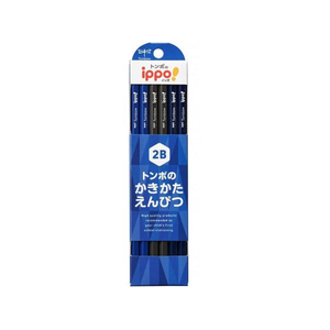 トンボ鉛筆 ippo!かきかたえんぴつ 2B ネイビー系 12本 FCE454U-KB-KPA01-2B-イメージ1