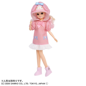 タカラトミー リカちゃん マイメロディ ルームウェア ﾘｶﾁﾔﾝﾏｲﾒﾛﾃﾞｲﾙ-ﾑｳｴｱ-イメージ3