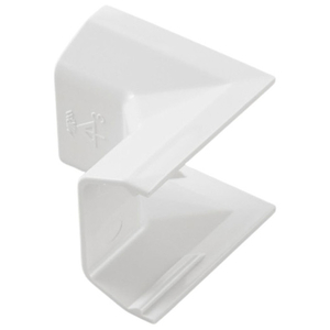 エレコム モールパーツ LD-GAF3MWH用接続ユニット/入ズミ(幅26mm) ホワイト LD-GAFR3MWH-イメージ1