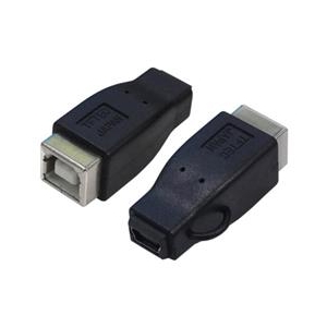 変換名人 USB2．0 B(メス)→miniUSB(メス) 変換プラグ USBBB-M5B-イメージ1