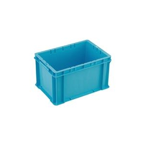 トラスコ中山 TRUSCO　F型エコキャップ再生コンテナ　21L　ライトブルー F-3EC-LB-イメージ1