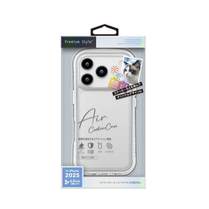 PGA iPhone 17 Pro用エアクッションケース PG-25BAR03CL-イメージ1