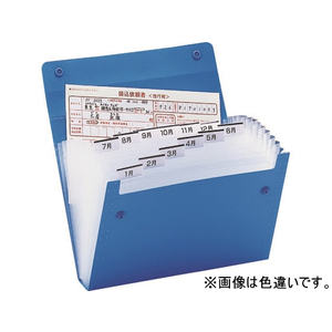 キングジム ドキュメントファイル(エコノミータイプ) A5 13ポケット 黒 F077022-2254ｸﾛ-イメージ2