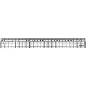 クツワ メタクリル 直線定規(30cm) FC241PY-HSS300-イメージ1