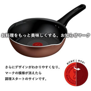 Ｔ－ｆａｌ IH チタン・エクセレンス モカ マルチパン 22cm FCF770N-G17217-イメージ2