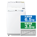 シャープ 6．5kg洗濯乾燥機 e angle select ホワイト系 EST6E3W