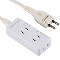 オーム電機 発煙ガード安全タップ(3個口・3m) HS-T33HG3-W