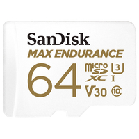 サンディスク MAX ENDURANCE 高耐久 microSDXCカード(64GB) SDSQQVR-064G-JN3ID