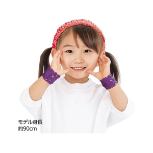 アーテック メタリックリストバンド 紫 FCE012M-18879-イメージ3