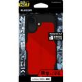 エレコム iPhone 17用ZEROSHOCK ケース レッド PM-A25AZERORD