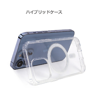 abbi FRIENDS iPhone 14 Pro Max用しばたさんMagSafe対応クリアケース[公式ライセンス品] 柵の向こう ABF24256I14PM-イメージ6