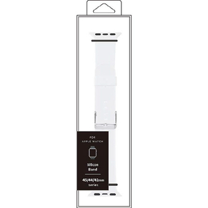 藤本電業 Apple Watch 45mm/44mm/42mm用シリコンバンド ミルキーホワイト WAB-12MW44-イメージ1