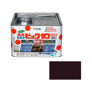 アサヒペン 水性ビッグ10多用途 5L 243 こげ茶 FC062PP-イメージ1