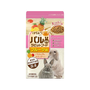 日本ペットフード パルone ラビットフード フルーツ味 600g FCE502T-イメージ1