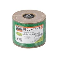 トラスコ中山 TRUSCO　PEグリーンロープ　3つ打　線径3mmX長さ50m R-350PEG
