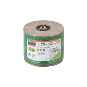トラスコ中山 TRUSCO　PEグリーンロープ　3つ打　線径3mmX長さ50m R-350PEG-イメージ1